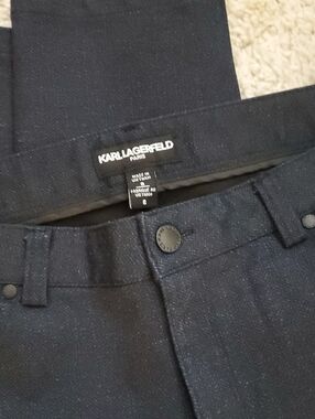 Karl Lagerfeld- Dress pant/Jean skinny dark blue/black nice clean flat pockets
